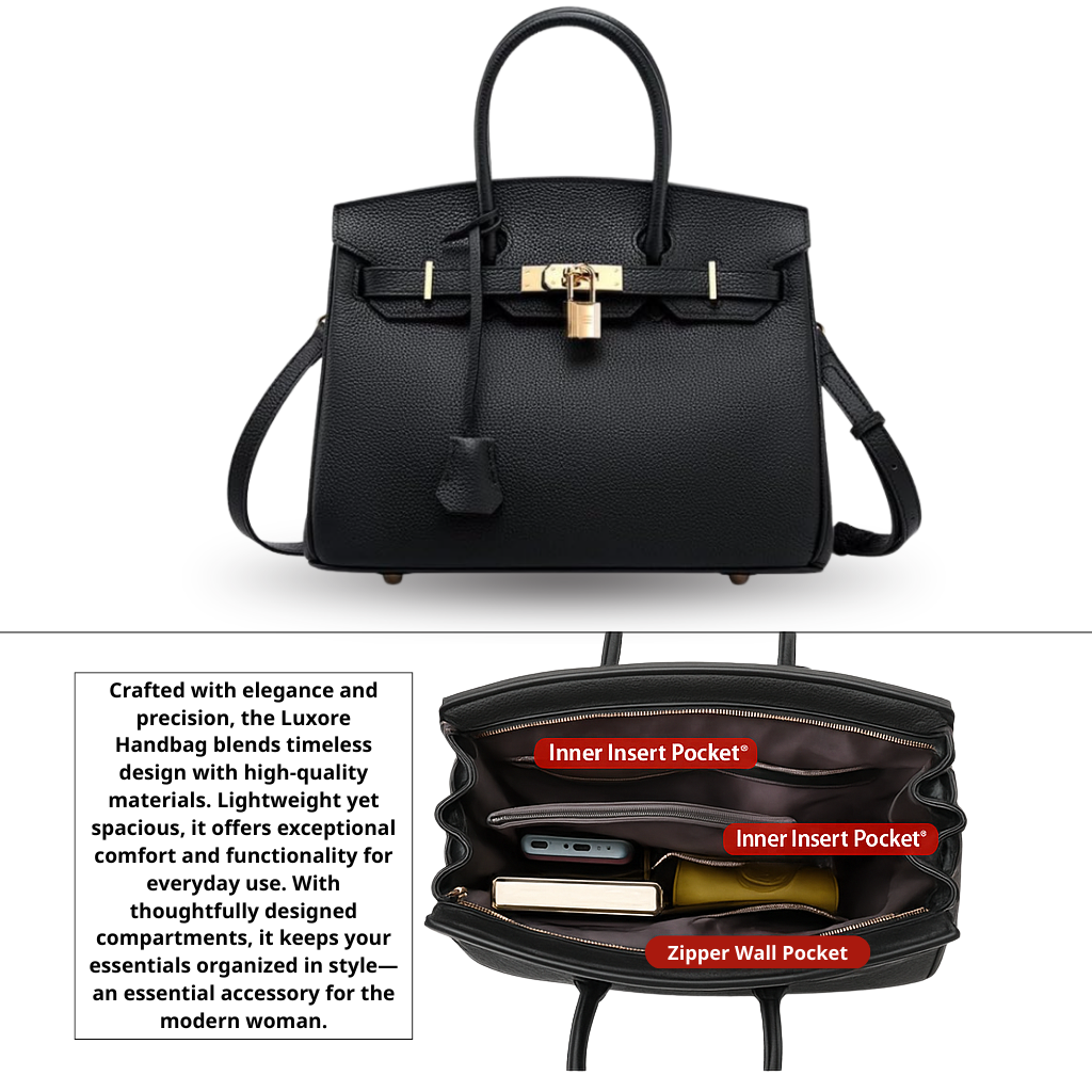 Modiva Berlin I Luxuriöse Premium Handtasche aus strukturiertem Leder