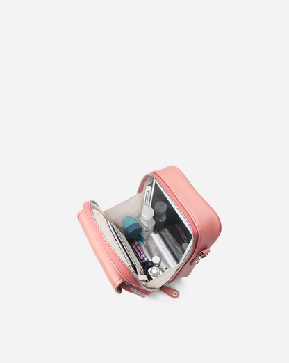 Modiva I Premium Vollleder Umhängetasche mit integriertem Portemonnaie