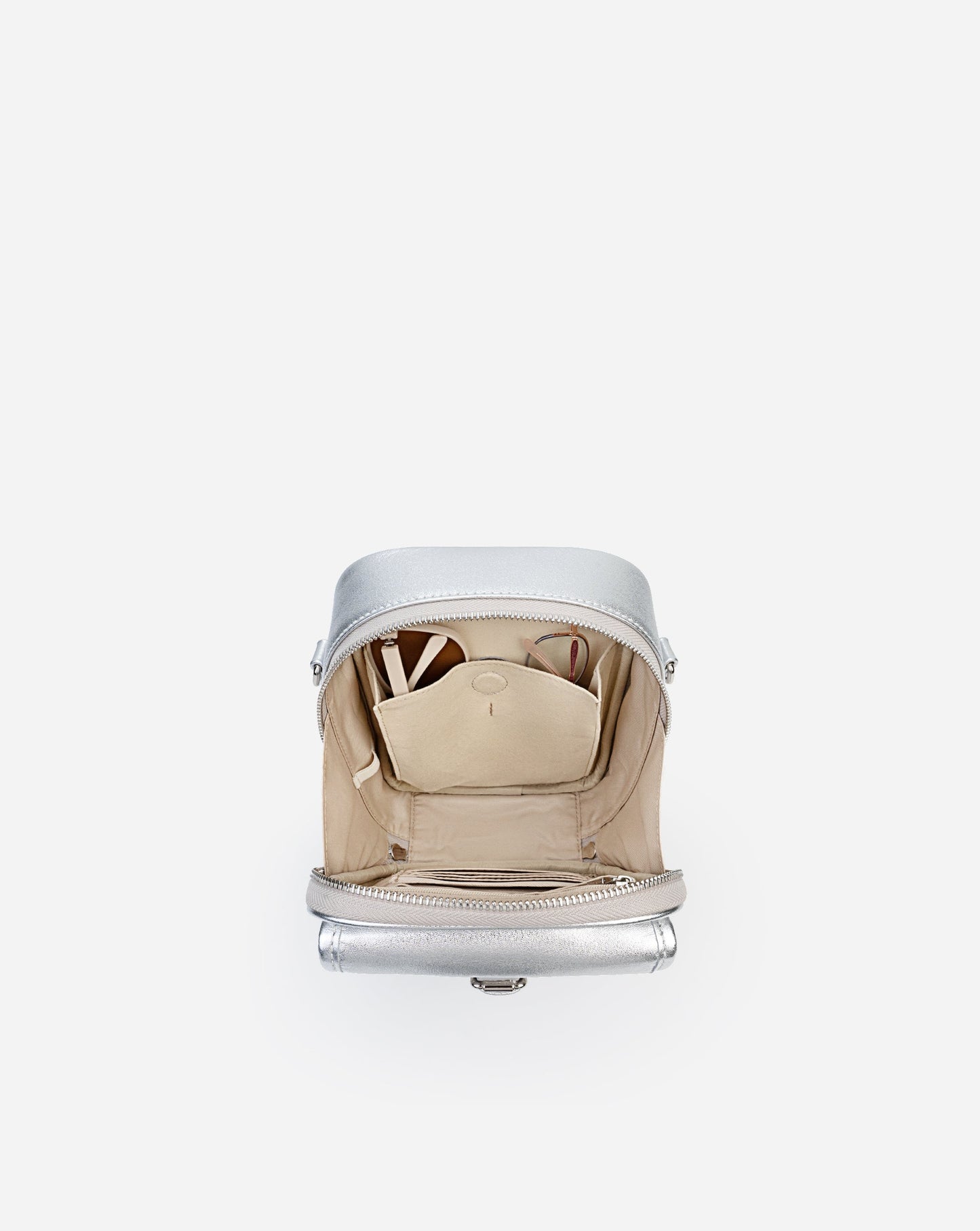 Modiva I Premium Vollleder Umhängetasche mit integriertem Portemonnaie