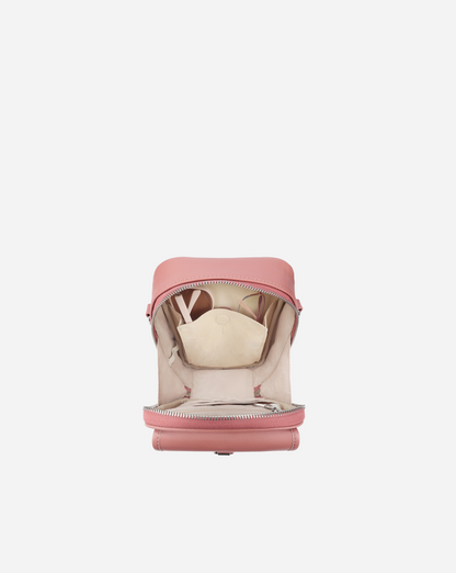 Modiva I Premium Vollleder Umhängetasche mit integriertem Portemonnaie