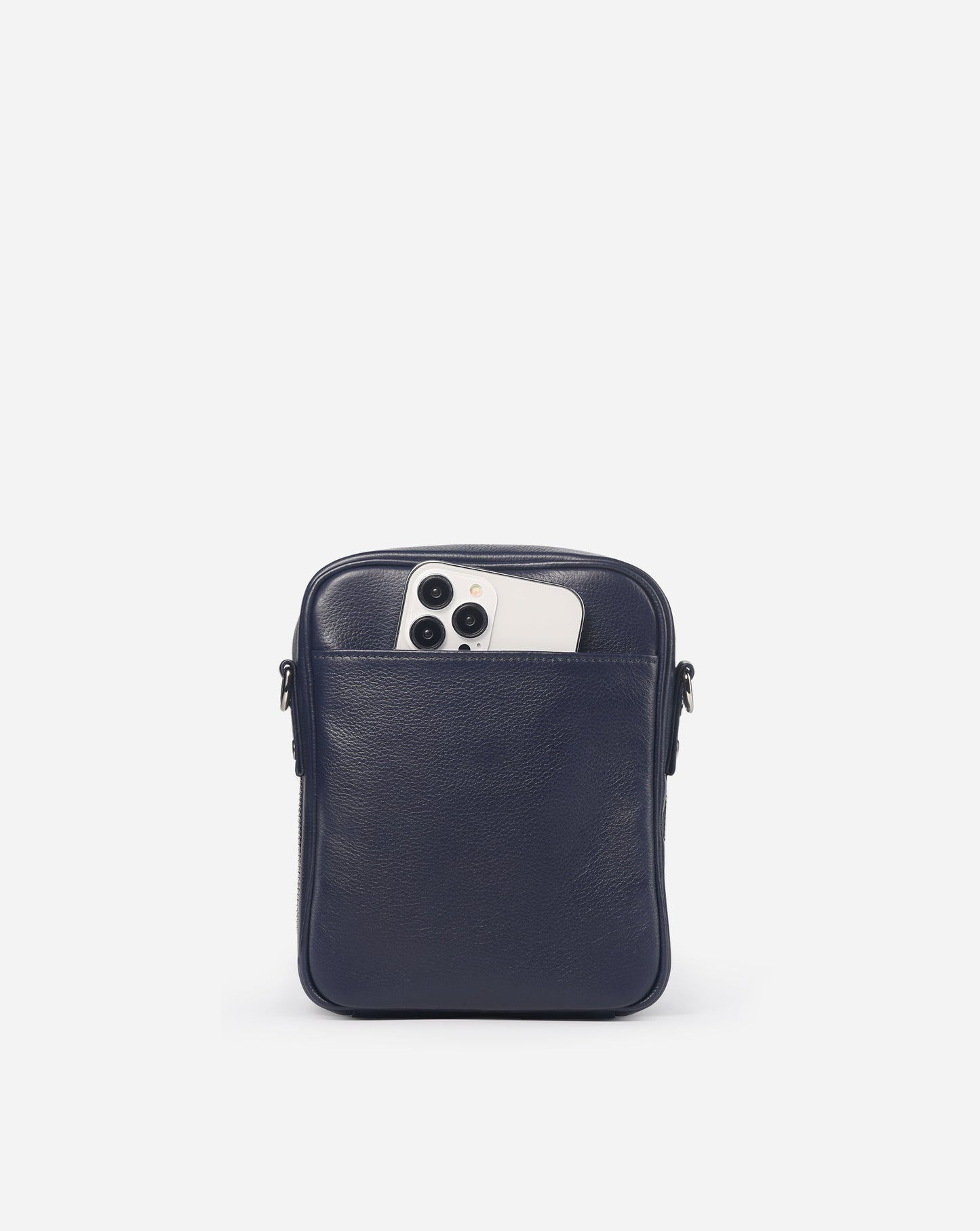 Modiva I Premium Vollleder Umhängetasche mit integriertem Portemonnaie