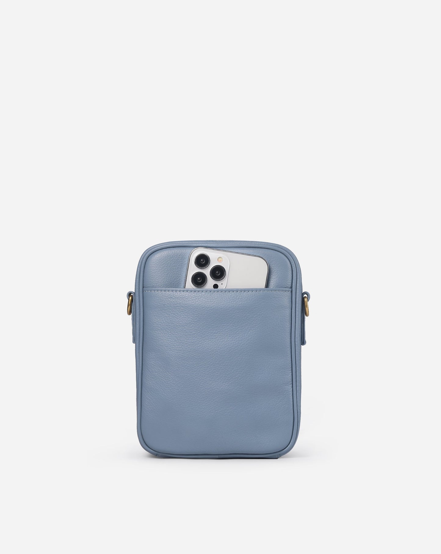 Modiva I Premium Vollleder Umhängetasche mit integriertem Portemonnaie