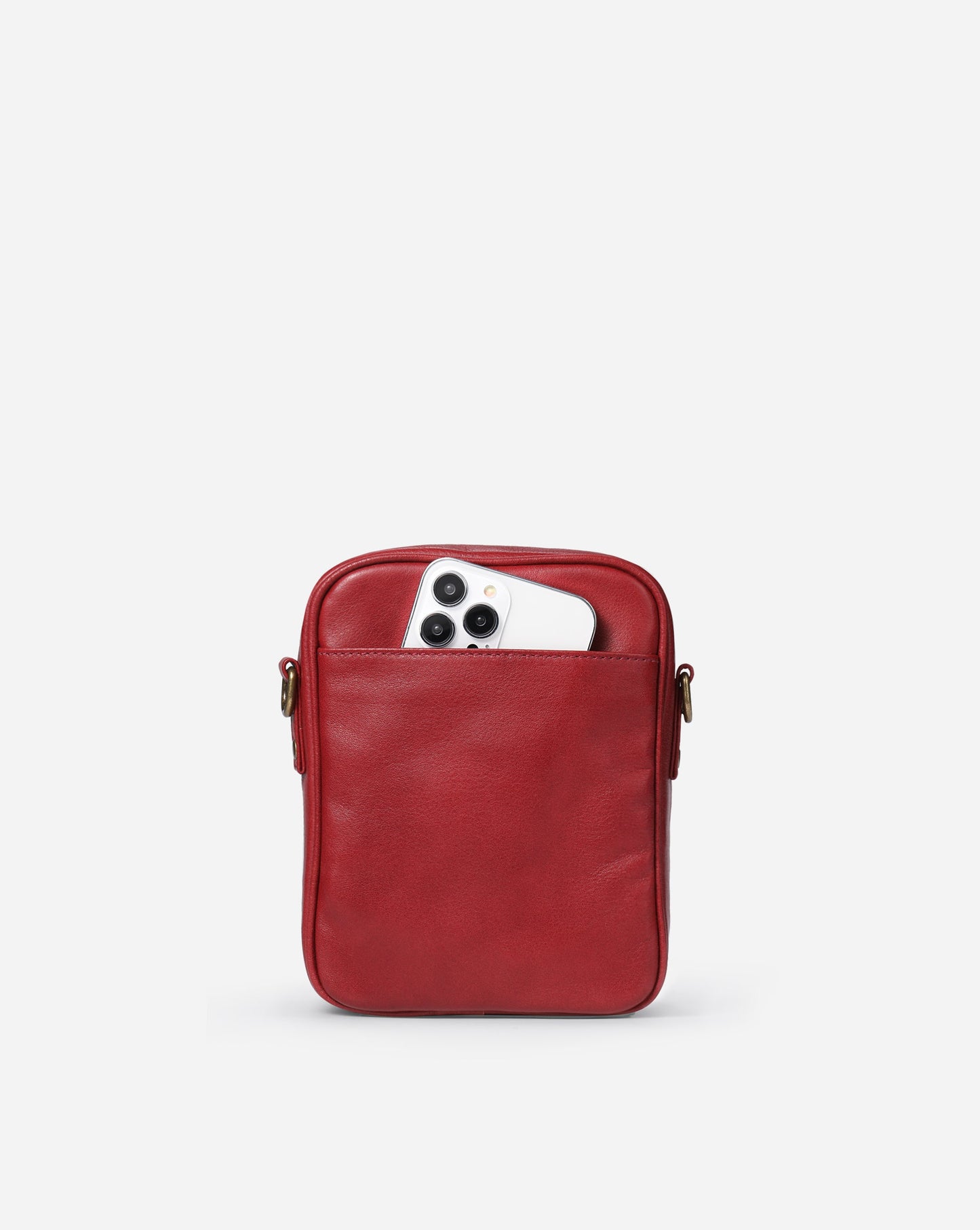 Modiva I Premium Vollleder Umhängetasche mit integriertem Portemonnaie