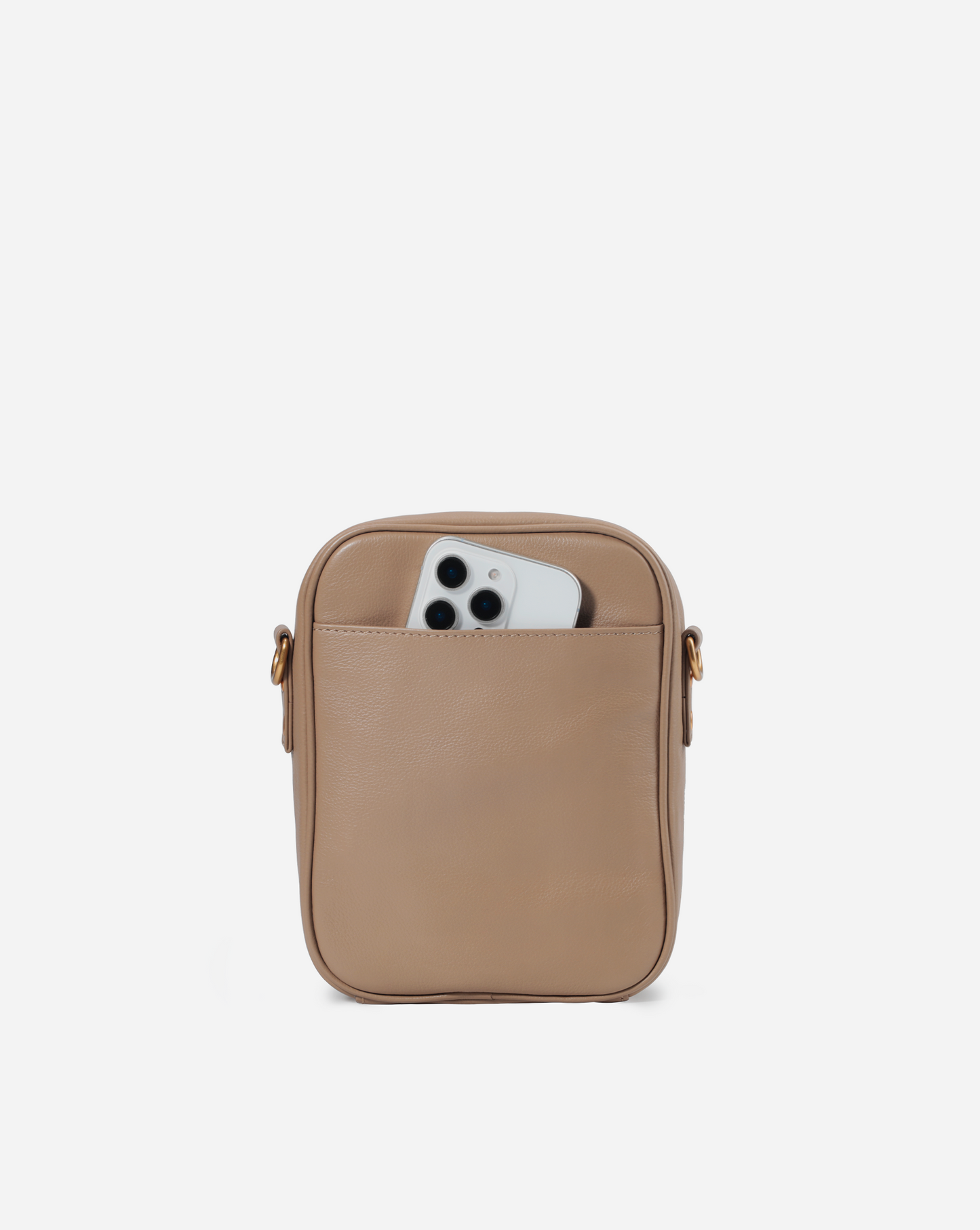 Modiva I Premium Vollleder Umhängetasche mit integriertem Portemonnaie