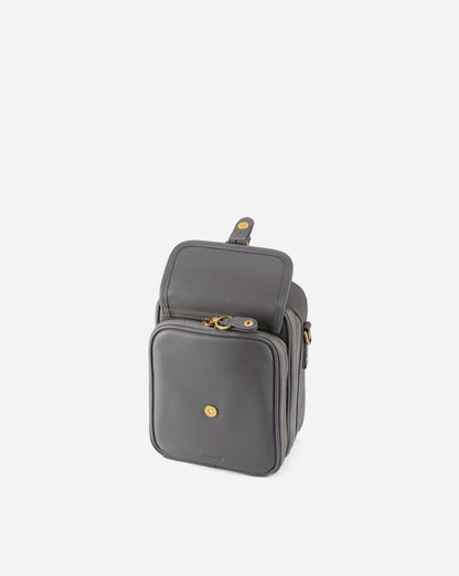 Modiva I Premium Vollleder Umhängetasche mit integriertem Portemonnaie