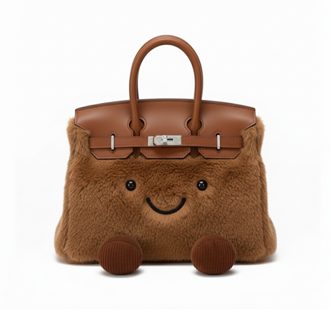 Modiva I Limitierte Plüsch-Handtasche „Coco Smile“
