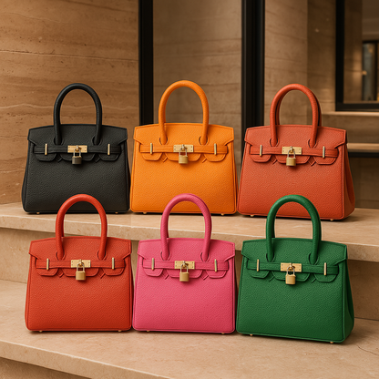 Modiva Berlin I Luxuriöse Premium Handtasche aus strukturiertem Leder