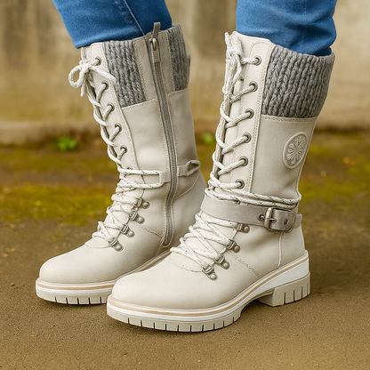 Modiva I Wasserdichte kniehohe Berliner Schneestiefel für Damen