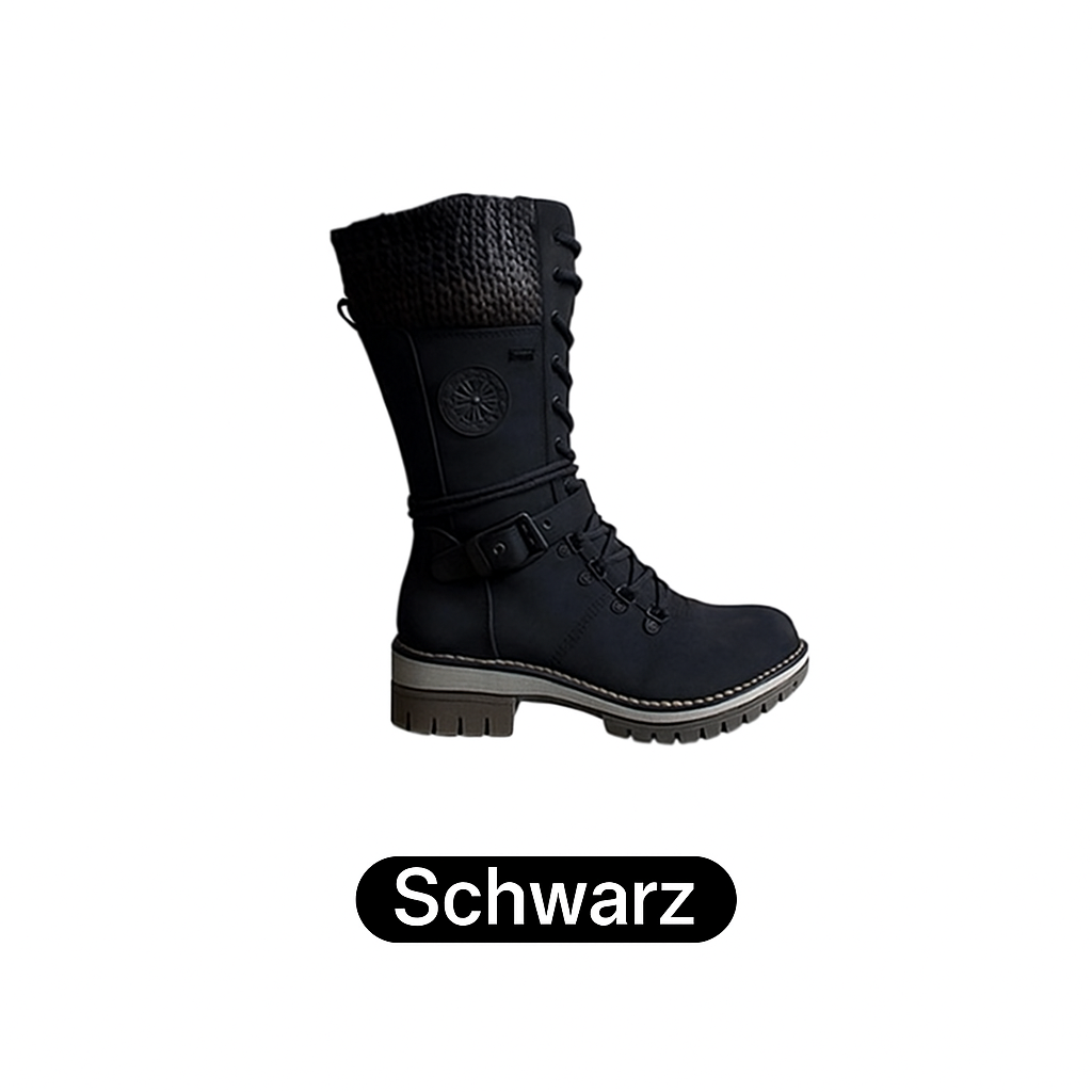 Modiva I Wasserdichte kniehohe Berliner Schneestiefel für Damen