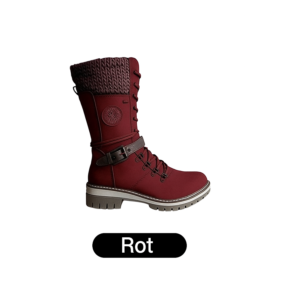 Modiva I Wasserdichte kniehohe Berliner Schneestiefel für Damen