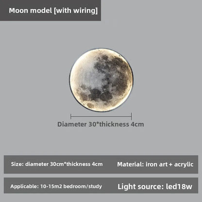 MODIVA I LED Moon Wall Lamp