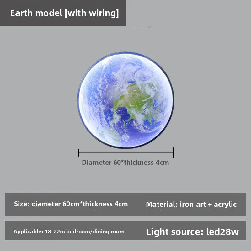 MODIVA I LED Moon Wall Lamp