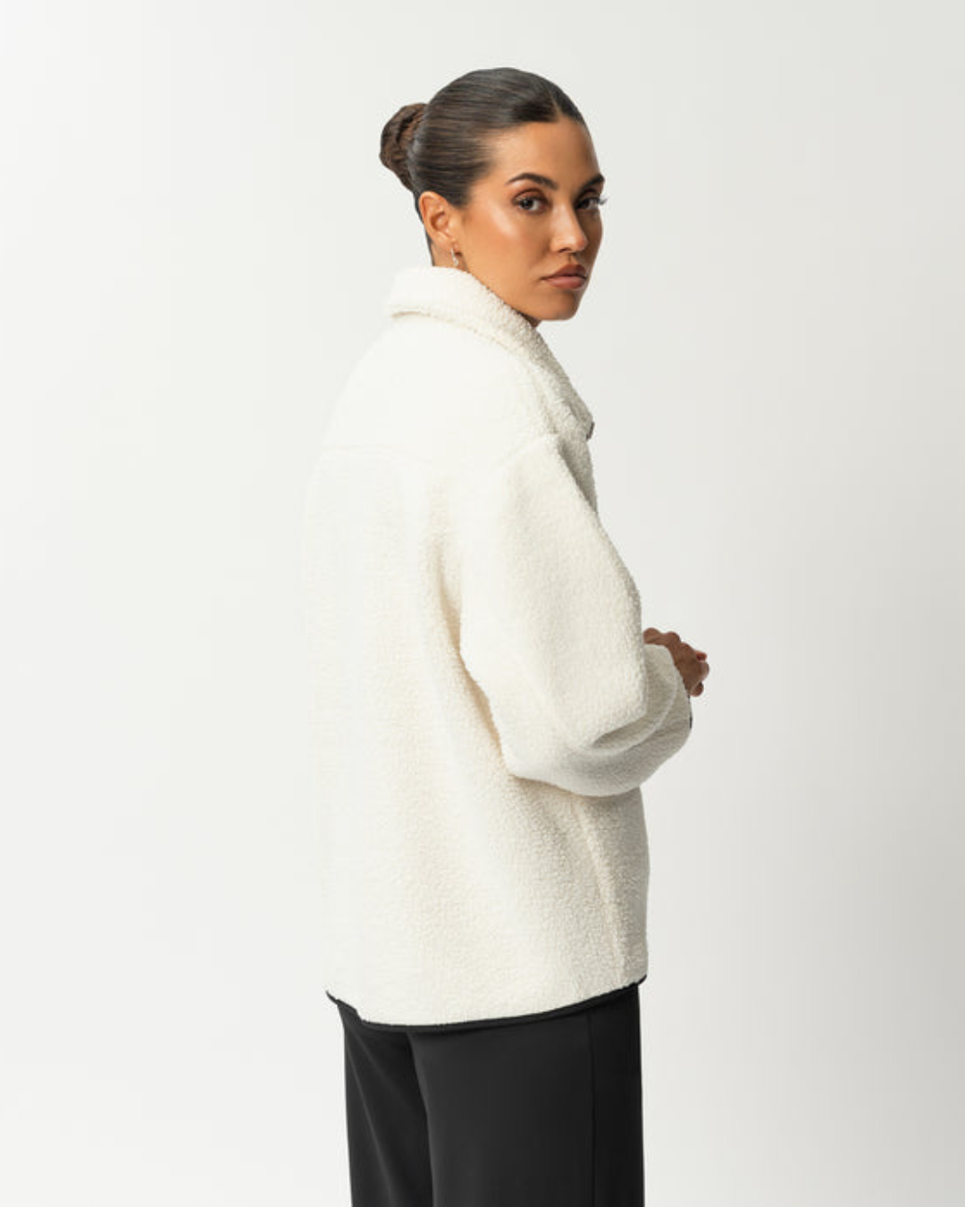 Modiva I Schicker Wollmantel mit Reißverschluss